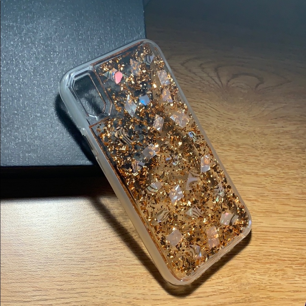 iPhone XR case (glitter foil) brand new